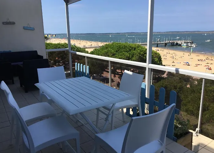 T3 Centre Arcachon, Vue Bassin, Parking, Animaux Ok, Wifi - Fr-1-374-74 آركاشو